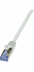 LOGILINK CQ3012S LOGILINK - Patch kabel Cat.6A 10G S/FTP PIMF PrimeLine 0,25m šedý