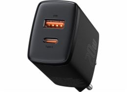 Baseus CCXJ-B01 Compact Quick Nabíječka USB/USB-C 20W Black