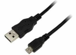 LOGILINK CU0058 LOGILINK - Kabel USB 2.0 Typ-A samec pro Typ- micro B samec, délka 1m, černá