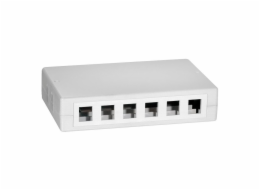 LOGILINK NK4033 LOGILINK - Keystone Surface Mounted Box 12 port UTP, bílý