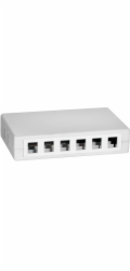 LOGILINK NK4033 LOGILINK - Keystone Surface Mounted Box 12 port UTP, bílý