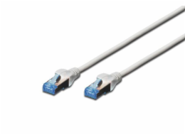 Digitus CAT 5e SF-UTP patch cable, PVC AWG 26/7, length 15 m, color grey