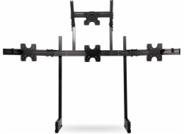 Next Level Racing ELITE Free Standing Quad Monitor Stand, Samostatný stojan pro 4 monitory, šedý