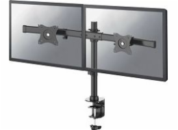 Neomounts FPMA-DCB100D - Montážní sada - plný pohyb - pro 2 LCD displeje - černá - velikost obrazovky: 10"-27" - upevnění svorkou, průchodka, upevnitelné na stůl