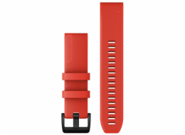 Garmin Řemínek QuickFit 22 mm, červený s přezkou z černé nerezové oceli