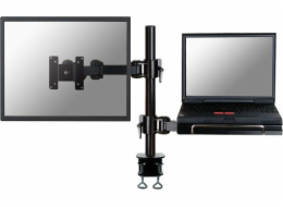 Neomounts FPMA-D960NOTEBOOK - Montážní sada - plný pohyb - pro LCD displej / notebook - černá - velikost obrazovky: 10"-27" - upevnění svorkou, upevnitelné na stůl