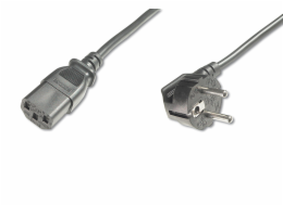ASSMANN Power Cord CEE 7/7 Typ-F 90deg angled - C13 M/F 2.5m H05VV-F3G1.0qmm bl