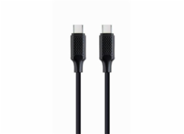 GEMBIRD Kabel USB PD (Power Delivery), 100W, Type-C na Type-C kabel (CM/CM), 1,5m, datový a napájecí, černá