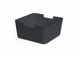 Box úložný černý bambus+přírodní vlákna 32x31x15 cm