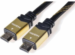 PremiumCord designový HDMI 2.0 kabel, zlacené konektory, 0,5m