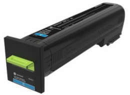 Lexmark CX82x, CX860 Cyan High Yield Return Program Toner Cartridge - 17 000 stran