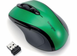 Kensington Pro Fit Mid-Size - Myš - pravák - optický - bezdrátový - 2.4 GHz - bezdrátový přijímač USB - smaragdová zelená