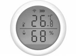 UMAX chytrý senzor teploty a vlhkosti U-Smart Temperature and Humidity Sensor/ Wi-Fi/ Android/ iOS/ CZ app/ bílý