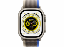 Apple Watch Ultra/49mm/Titan/Sport Band/Blue-Gray Trail