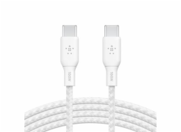 Belkin BOOST CHARGE™ USB-C na USB-C kabel 100W, 2m, bílý - odolný