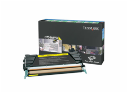 Lexmark - ?lutá - originální - kazeta s barvivem LCCP, LRP - pro Lexmark C734, C736, X734, X736, X738