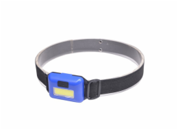 Solight čelová LED COB svítilna, 3W, modrá