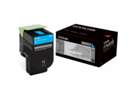Lexmark&nbsp;800X2&nbsp;-&nbsp;Extra&nbsp;vysoká&nbsp;výtěžnost&nbsp;-&nbsp;azurová&nbsp;-&nbsp;originální&nbsp;-&nbsp;kazeta&nbsp;s&nbsp;barvivem&nbsp;LCCP&nbsp;-&nbsp;pro&nbsp;Lexmark&nbsp;CX510de,&nbsp;CX510de&nbsp;SPR&nbsp;Columbia,&nbsp;CX510dhe,&nbsp;CX510dthe