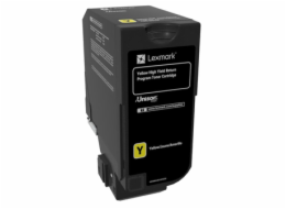 Lexmark - Vysoká výtěžnost - žlutá - originální - kazeta s barvivem LCCP, LRP - pro Lexmark CS725de, CS725dte