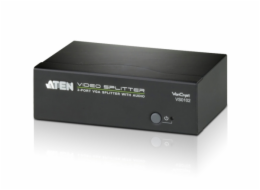 ATEN VS0102-AT-G 2PORT VGA Splitter with Audio W/EU ADP