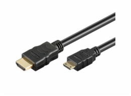 PremiumCord Kabel HDMI A - HDMI mini C, 1m