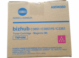 Konica Minolta toner A95W350, magenta, 12000str., TNP-49M, Konica Minolta Bizhub C3351, Bizhub C3851