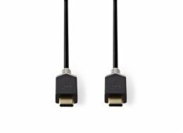 Nedis CCBW64750AT10 - Kabel USB 3.1 (Gen2) | Typ-C Zástrčka - Typ-C Zástrčka | 1 m | Antracit