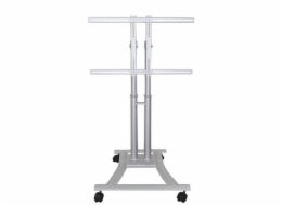 Neomounts PLASMA-M1200 / Mobile Flat Screen Floor Stand (height: 80-120 cm) / Silver