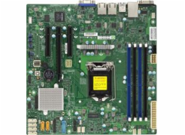 SUPERMICRO MB 1xLGA1151, iC232,DDR4,6xSATA3,PCIe 3.0 (1 x8, 1 x8 (in x16), 1 x4 (in x8)), IPMI