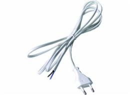 Solight flexo šňůra, 2x 0,75mm2, bílá, plochá, 2m - PF10