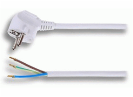 Solight flexo šňůra, 3x 1mm2, bílá, 5m - PF02