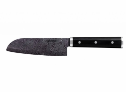 KYOCERA&nbsp;keramický&nbsp;nůž&nbsp;Santoku,&nbsp;černá&nbsp;dřevěná&nbsp;rukojeť,&nbsp;14&nbsp;cm&nbsp;dlouhá&nbsp;černá&nbsp;čepel