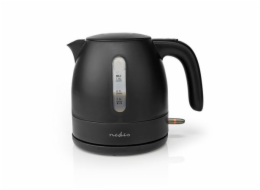 NEDIS rychlovarná konvice KAWK300EBK/ objem 1 l/ otáčení o 360°/ skryté topné těleso/ spotřeba 2150 W/ plast/ černá