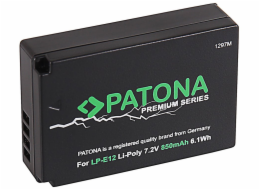 PATONA baterie pro foto Canon LP-E12 850mAh Li-Ion PREMIUM