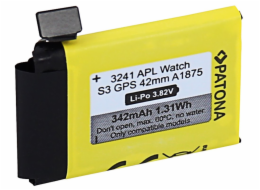 PATONA baterie pro chytré hodinky Apple Watch 3 GPS 342mAh A1875 42mm