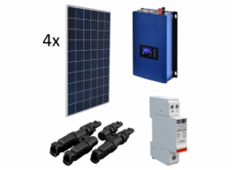 Xtend Solarmi GridFree 1000 solární elektrárna: 1kW GTIL měnič s limiterem + 4x 290Wp solární panel