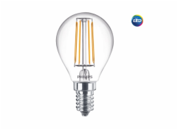 Philips CorePro LEDLuster ND 4.3-40W E14 827 P45 CL G LED žárovka 4,3W 470lm LED žárovka Philips FILAMENT Classic E14 4,3W 2700K 230V P45 CL P347304