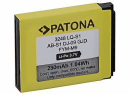 PATONA baterie pro chytré hodinky DZ09, QW09, W8, A1, V8, X6, 280mAh, LQ-S1