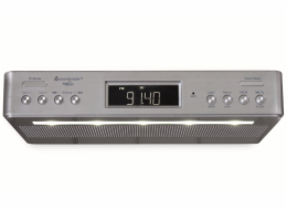 Soundmaster UR2045SI kuchyňské rádio s DAB+ / RDS / BT/  Duální alarm/ časovač / stříbrný