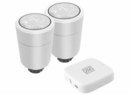 IMMAX NEO SMART sada 2x Termostatická hlavice Zigbee + SMART NEO BRIDGE PRO v2, Wi-Fi, TUYA