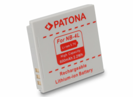 PATONA baterie pro foto Canon NB-4L 600mAh