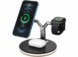 1stCOOL bezdrátová QI nabíjecí stanice 3v1, MagSafe kompatibilní