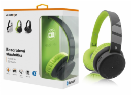 Bluetooth sluchátka ALIGATOR AH02GN, FM, SD karta, zelená