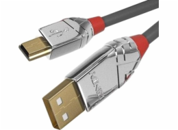 Lindy USB 2.0 USB kabel Typ A / Mini-B Cromo Line M / M 7,5m