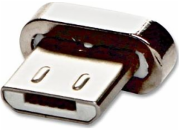 Redukce USB (2.0), Magnetický konec-USB micro (2.0) M, 0, stříbrná, redukce na magnetický kabel