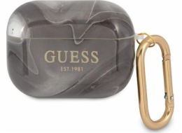 Kryt Guess Guess GUAPUNMK AirPods Pro black / black Marble Collection