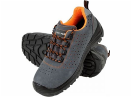 Nízké semišové boty Lahti Pro, šedo-oranžové, S1P SRC, velikost 42 (L3041642)