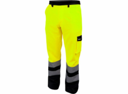 Bezpečnostní reflexní kalhoty Dedra velikost XL žlutá (BH81SP1-XL)