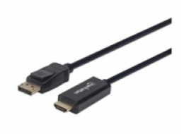 MANHATTAN Kabel DisplayPort na HDMI 1080p, 1.8m, černý