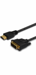 Savio CL-139 adaptér k video kabelům 1,8 m DVI-A HDMI Typ A (standardní) Černá